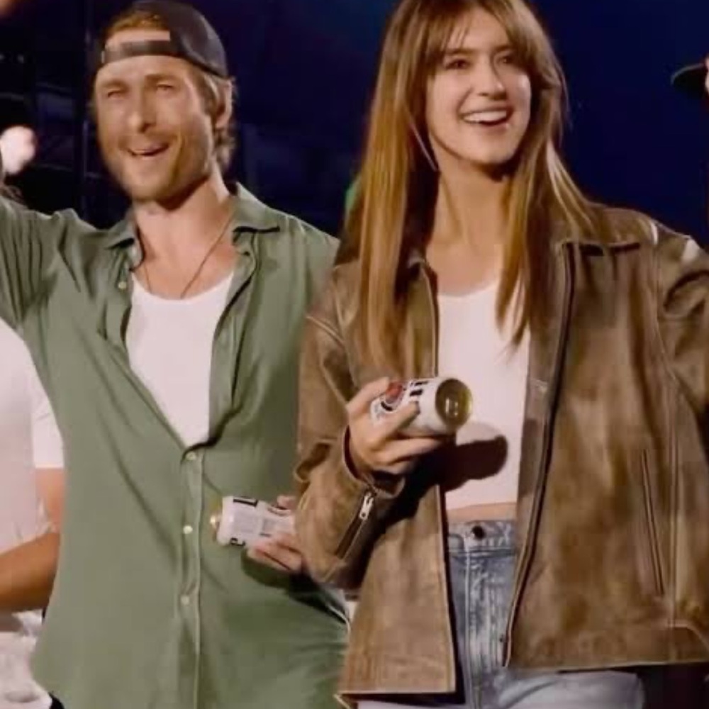 Rebalance leather jacket